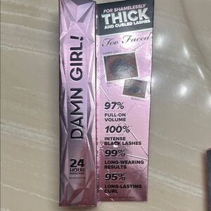 Too Faced Damn Girl Mascara in Shiny Pink